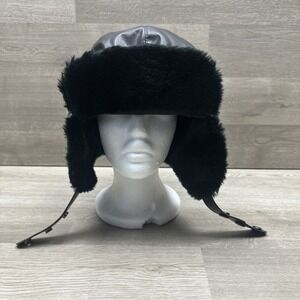 Vintage Broner Sherpa Ear Cover Cap Size L Made In SRI Lanka Very Nice 100%Vinyl